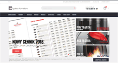 Desktop Screenshot of galeriakominkow.pl